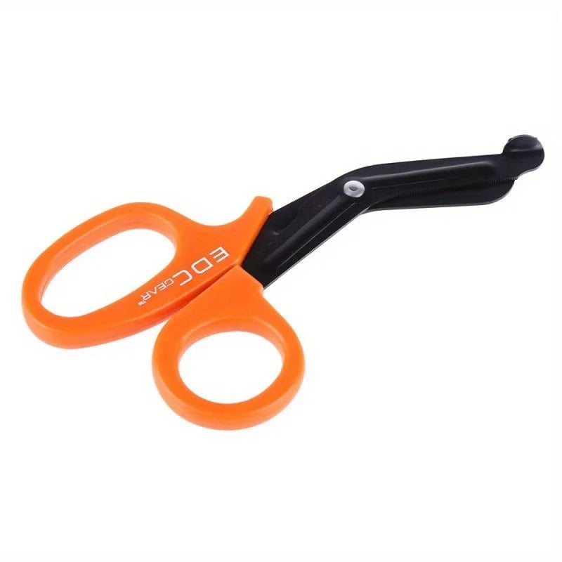 Equipped with fine toothed survival and rescue scissors, medical first aid canvas scissors, and wilderness survival equipment