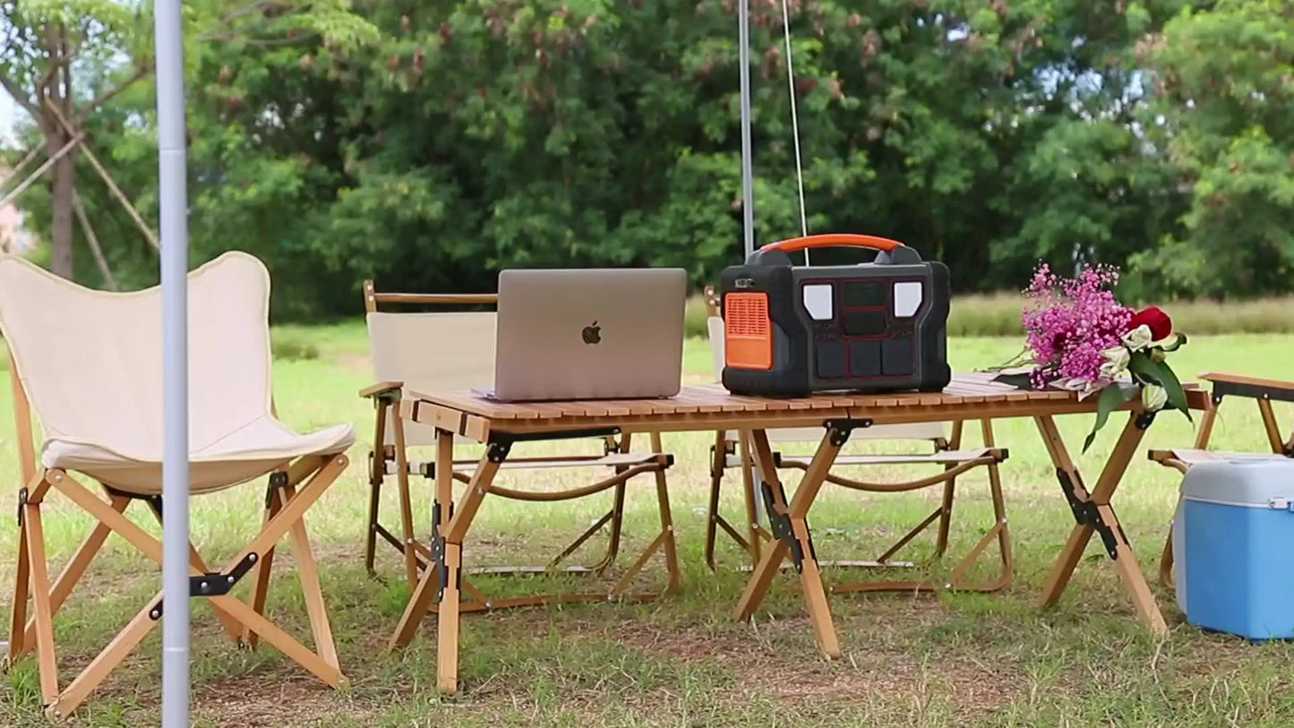 300w Sharing Portable Battery Power Station Solar Generator Outdoor Camping Electric Car Fan Mobile Phone