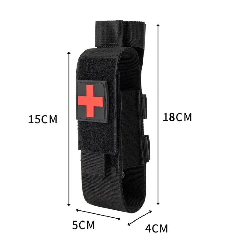 First aid kit, tourniquet, Molle survival kit, care stand, medical equipment, scissors, outdoor equipment kit