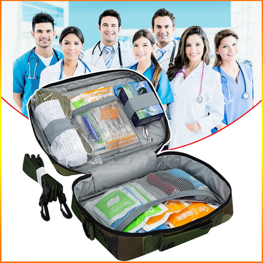 69 items equipment Emergency survival kit Medical camouflage  shoulder backpack First aid escape earthquake disaster prevention