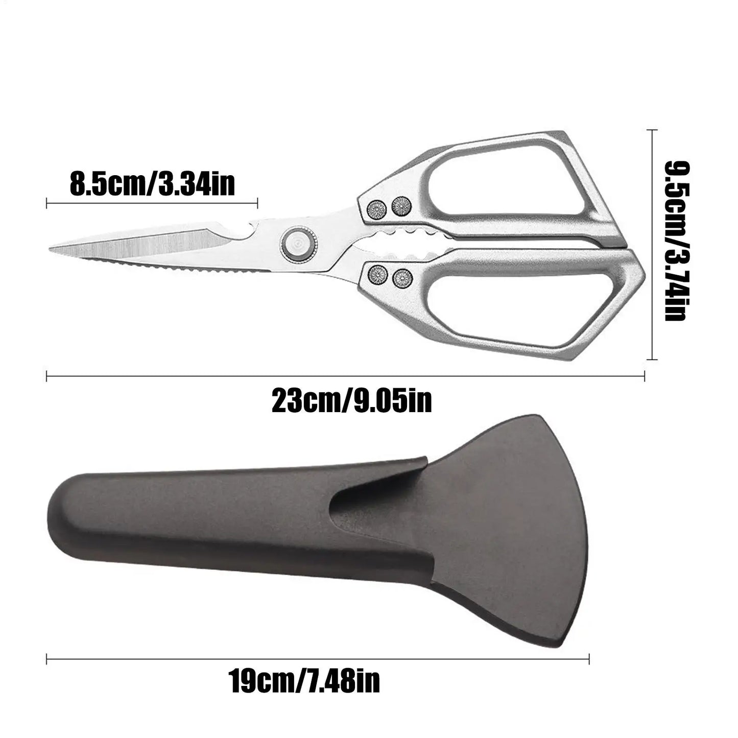Kitchen Shears For Food All Purpose Kitchen Scissors Stainless Steel Cooking Shears Dishwasher Safe For Poultry Fish Chicken