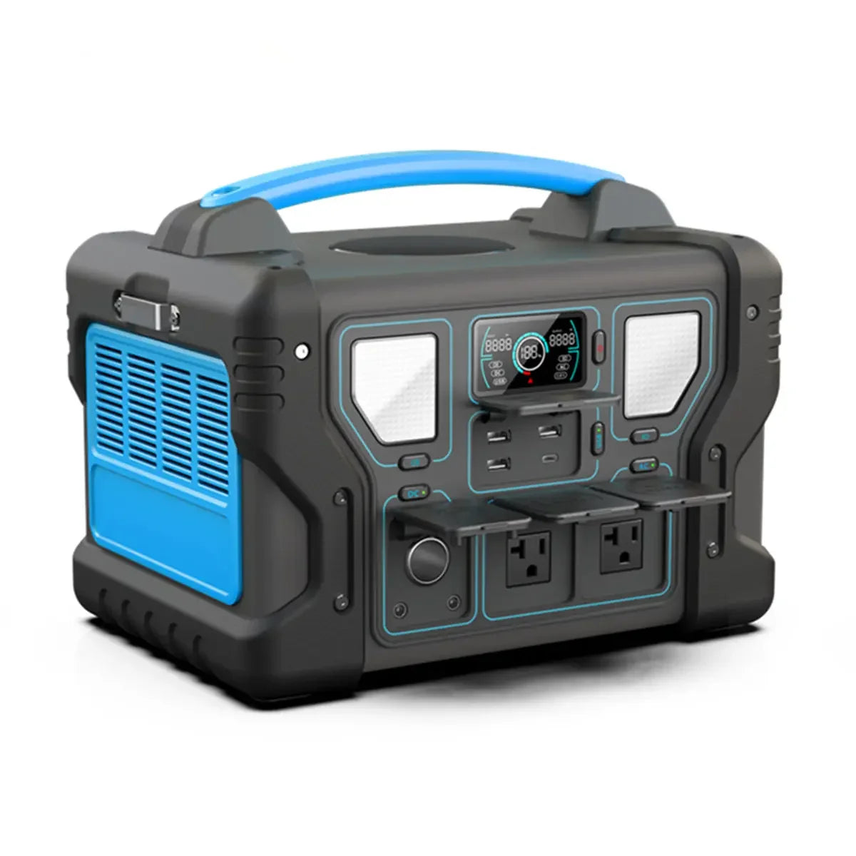 300w Sharing Portable Battery Power Station Solar Generator Outdoor Camping Electric Car Fan Mobile Phone