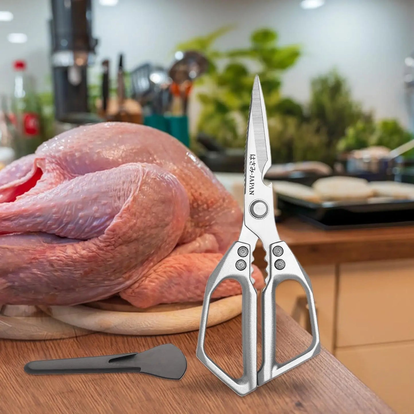 Kitchen Shears For Food All Purpose Kitchen Scissors Stainless Steel Cooking Shears Dishwasher Safe For Poultry Fish Chicken