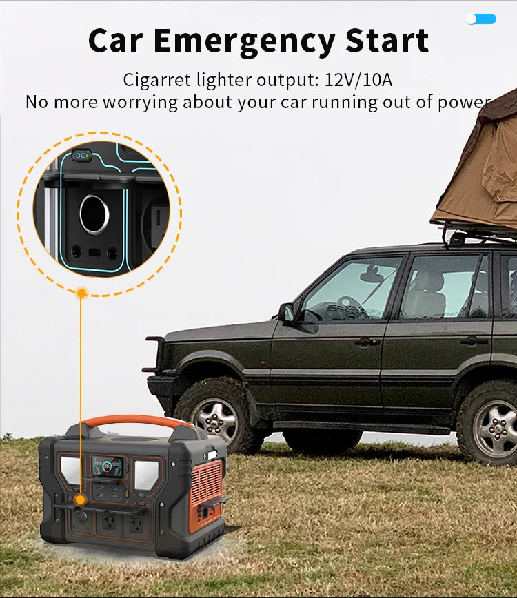 300w Sharing Portable Battery Power Station Solar Generator Outdoor Camping Electric Car Fan Mobile Phone
