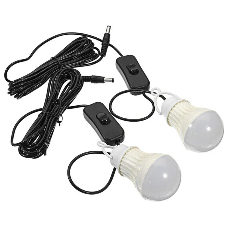 Solar Power Panel Generator Home System Kit With 3 LED Bulbs Solar Lamp Emergency Light 4 Heads USB Charging for Outdoor Garden