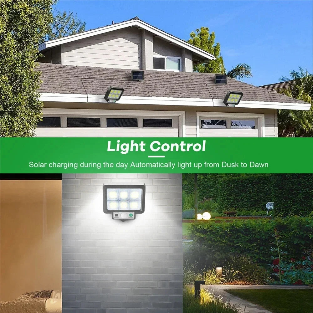 Solar Garden Lights Outdoor Solar Led for Outdoor Wall Light Sunlight Lamp Lighting External Spotlight Lamps Spotlights Lantern