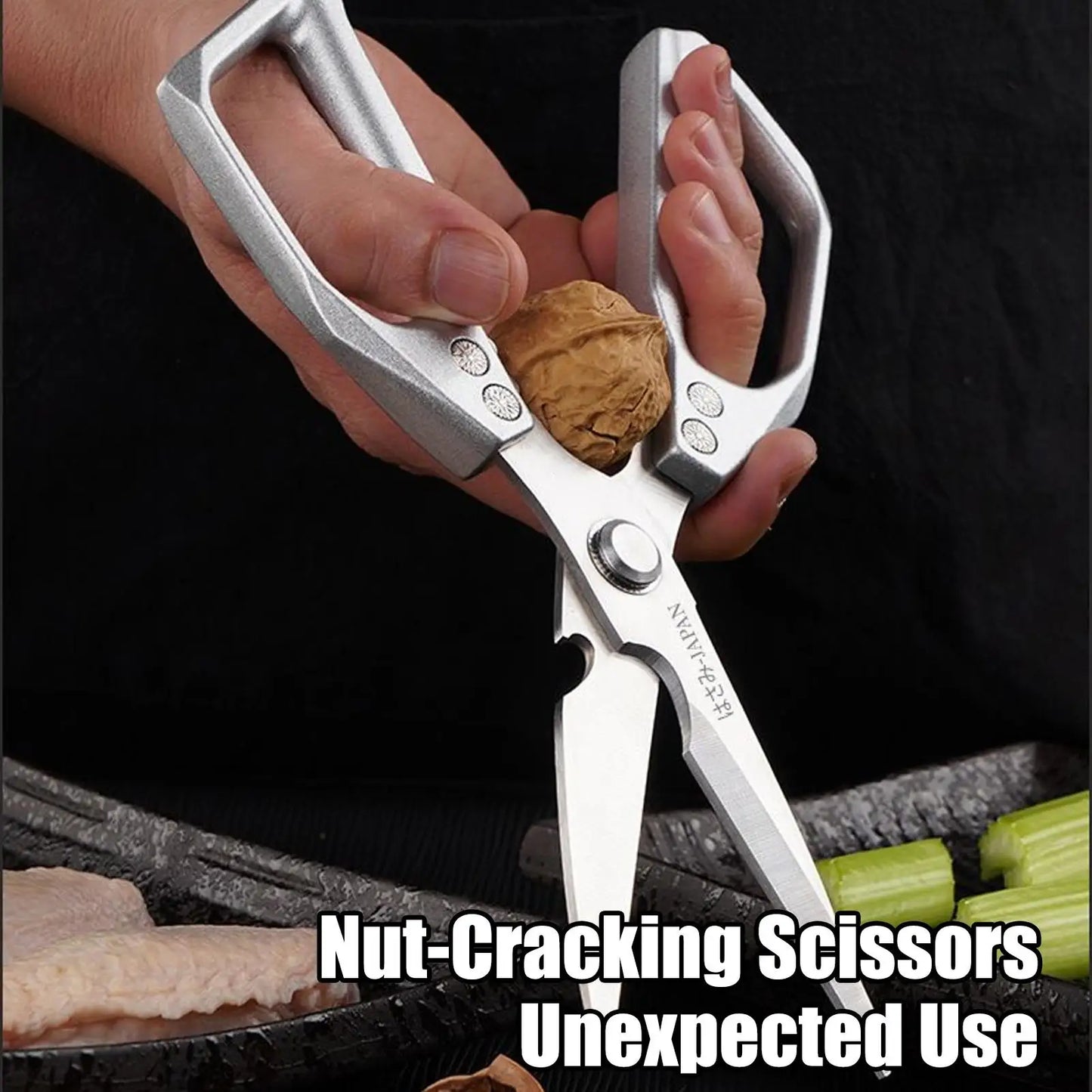 Kitchen Shears For Food All Purpose Kitchen Scissors Stainless Steel Cooking Shears Dishwasher Safe For Poultry Fish Chicken