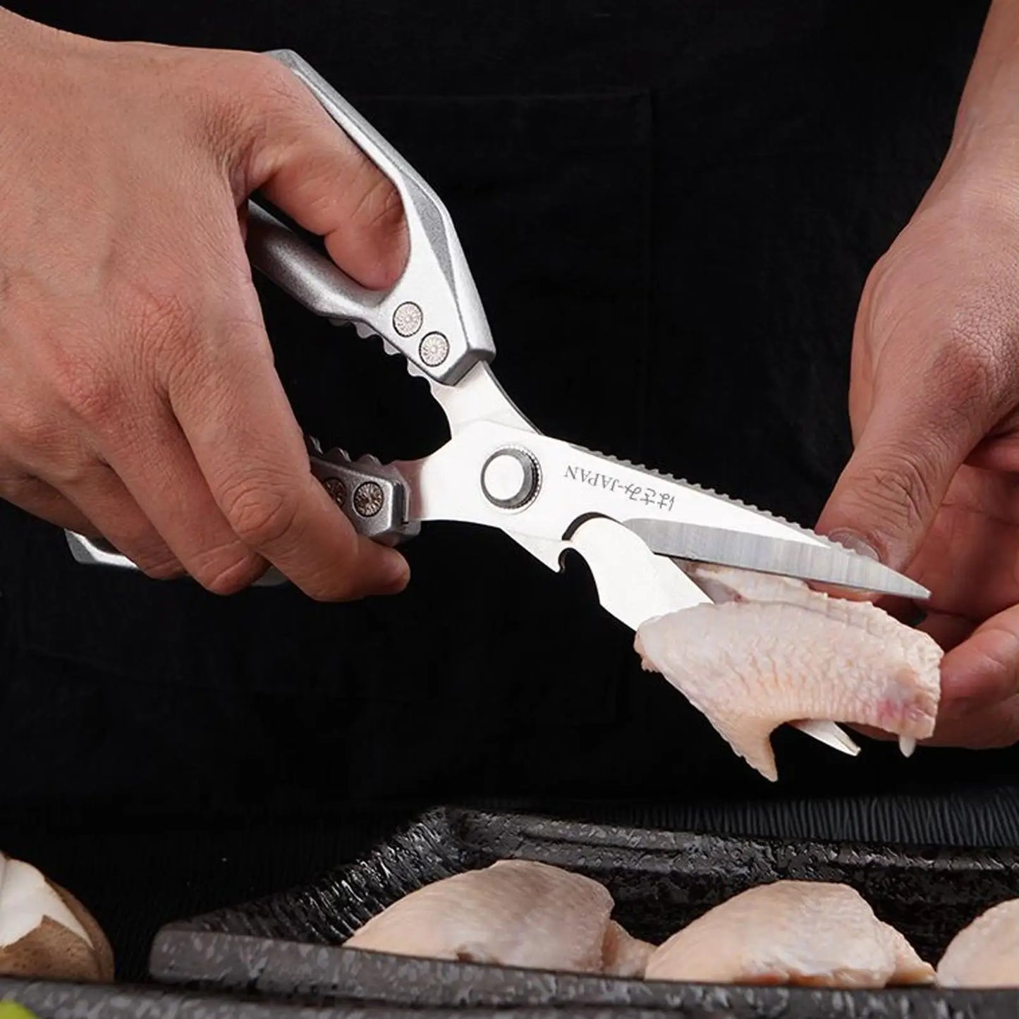 Kitchen Shears For Food All Purpose Kitchen Scissors Stainless Steel Cooking Shears Dishwasher Safe For Poultry Fish Chicken