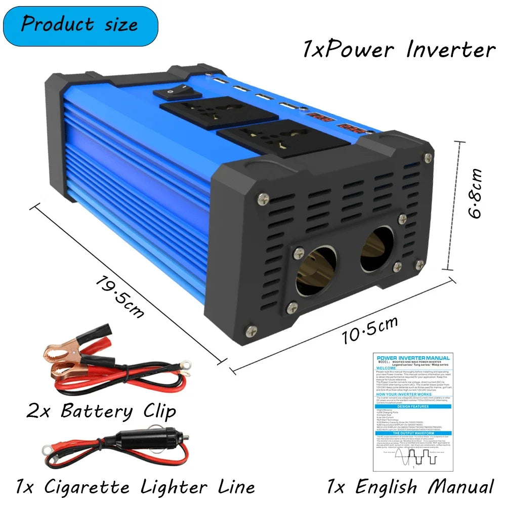 All-in-One 6000W Solar Generator: 600W Panel + MPPT Controller & Dual Voltage Inverter (110V/220V) for Home & RV & Camping