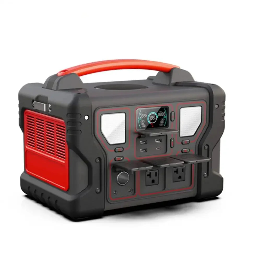 300w Sharing Portable Battery Power Station Solar Generator Outdoor Camping Electric Car Fan Mobile Phone